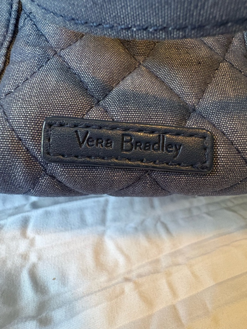 Vera Bradley Quilted Crossbody Bag - deep blue - Picture 2 of 3